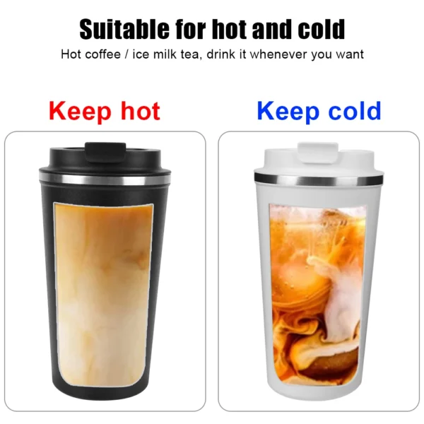 380/510ML Thermo Cafe Leak_Proof Travel Thermo Cup Double Stainless Steel for Tea Water Coffee Coffee Mug Car Thermos Mug - Image 5