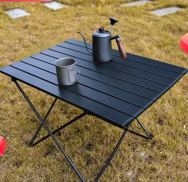 On Sale Aluminum Alloy Portable Table Outdoor Furniture Foldable Folding Camping Hiking Desk Traveling Outdoor Furniture Table - Image 4