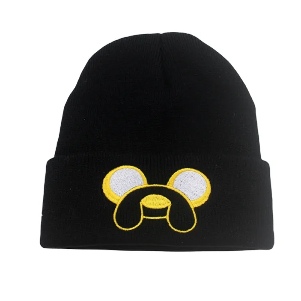 Adventure Time Adult Embroidery Knitted Hats Cartoon Anime Headgear Autumn Cap Winter Hat Student Bonnet Christmas Birthday Gift - Image 5