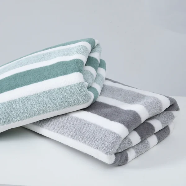 1 Pc Thickened Absorbent Bath Towel Soft Face Towel for Home - Image 2