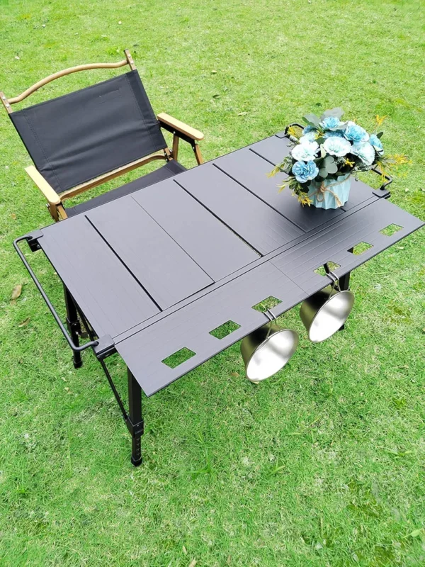 Lohascamping Lightweight Camping Folding IGT table extend Brazier table multifunctional adjustable leg Desktop burner bbq table - Image 2