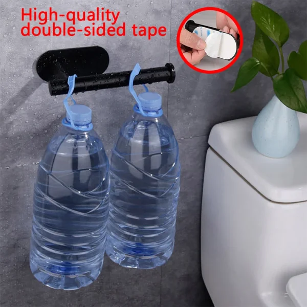 Adhesive Toilet Paper Holder Kitchen Roll Towel Rack Napkin Dispenser Absorbent Stand Tissue Hanger Bathroom Accessories - Image 2