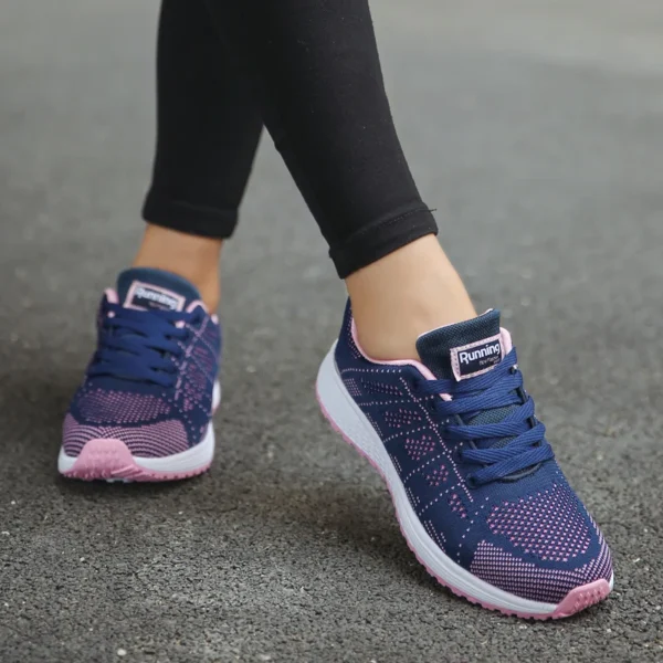 2023 Outdoor Summer Sneakers Female Walking Jogging Trainers Black Sport Shoes Woman Air Cushion Running Shoes For Women - Image 4