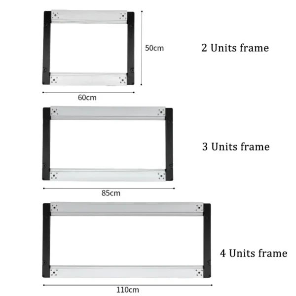 Camping IGT Table Free Combination Table, Stainless Steel IGT Accessories, Outdoor Portable Folding Aluminium Alloy Table - Image 2