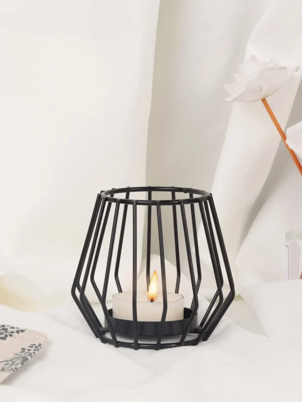 1pc Creative Nordic Iron Art Geometric Candlestick Indoor Decoration Aromatherapy Candle Holder Romantic Table Decoration - Image 4