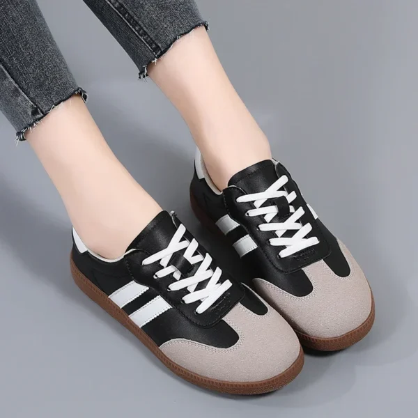 Women Shoes Spring and Summer Sports Small White Training Sneaker Fashion Casual Versatile Board Breathable Off White Shoes - Image 4