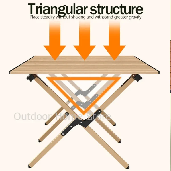 Garden Folding Table Camping Equipment Table Pliante Picnic Coffee Barbecue Table Lightweight Tourist Foldable Desk Camping Gear - Image 5