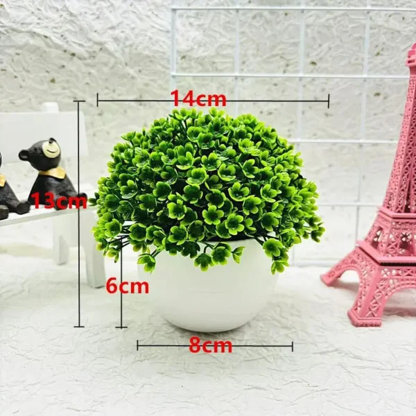 Beautiful Energetic Artificial Bonsai Vivid Decorative Non-fading Greening Table Centerpieces Imitations Plants Office Decor - Image 4