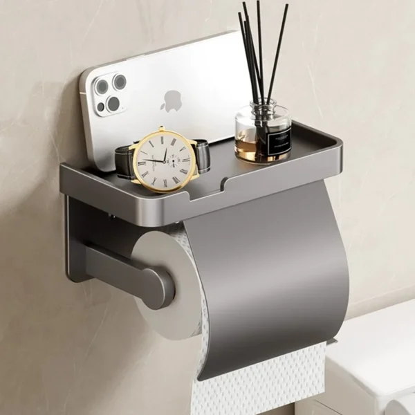 1pc Toilet tissue box wall mounted toilet tissue holder bathroom waterproof toilet paper box toilet roll holder - Image 3