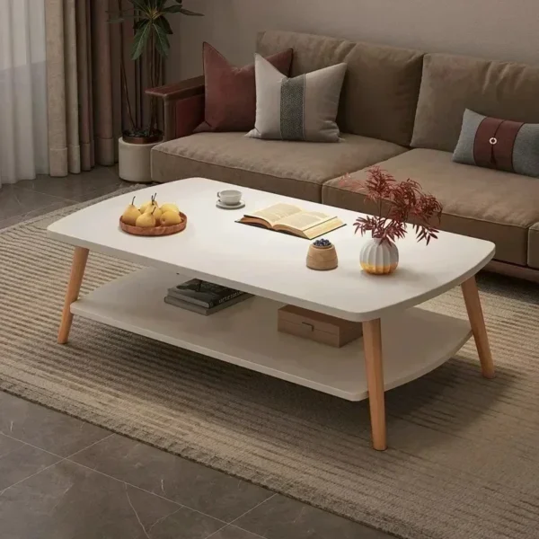 Accent Luxury Dining Table Side Replica Coffee Tables Center Entrance Hallway Nordic Wooden Muebles De Sala Home Furniture - Image 4