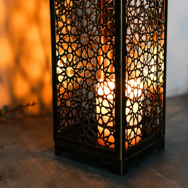 1pc Middle East Arab metal vintage Wind lights lantern candle holder table top home d??cor accessories, no candle - Image 5