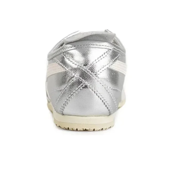 Asics Onitsuka Tiger MEXICO 66 Original Shoes Classic  Tiger Onitsuka Women Men Sneaker Lightweight Silver White - Image 4