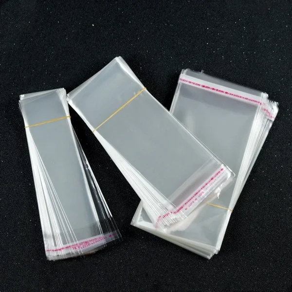 100Pcs Transparent Self-sealing Jewelry Accessories Candy OPP Self-adhesive Bag Packaging Resealable Gift Cookie Packaging Bag - Image 5