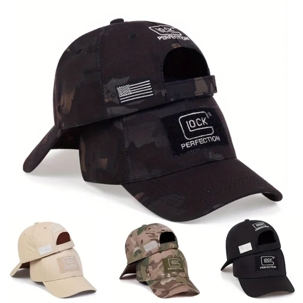 Tactical Glock Shooting Sports Baseball Cap Fishing Caps Men Outdoor Hunting Jungle Hat Airsoft Hiking Casquette Hats