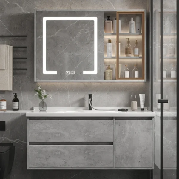 Multifunction Home Furniture Bathroom Accessories Set Shelfs Sofa Furnishing Articles Full Toilets Luxury Badkamerkast Complete - Image 2