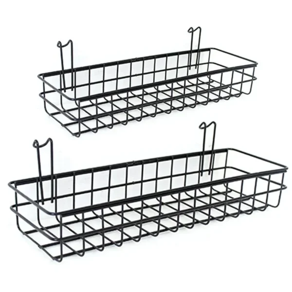 Home Storage Basket Kitchen Multifunctional  Rack Under Cabinet  Shelf  Wire  Organizer basket - Image 4