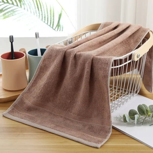 1 PC Natural, Sustainable, Hypo-Alergenic, High Absorbent, Super Soft Luxury Premium Bamboo Cotton Hand Towels - Image 6