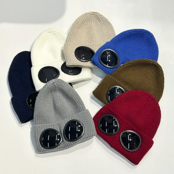 Warm Ski Mask Hats Caps Women Men Winter Windproof Glasses Knitted Beanie Outdoor Ear Protection Sports Cold Caps Garros - Image 2