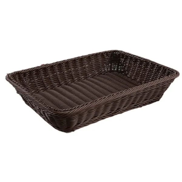 Cotton Rope Products Storage Frame Basket Imitation Rattan Iron Wire Woven Desktop Toy Kitchen Storage Basket - Image 5