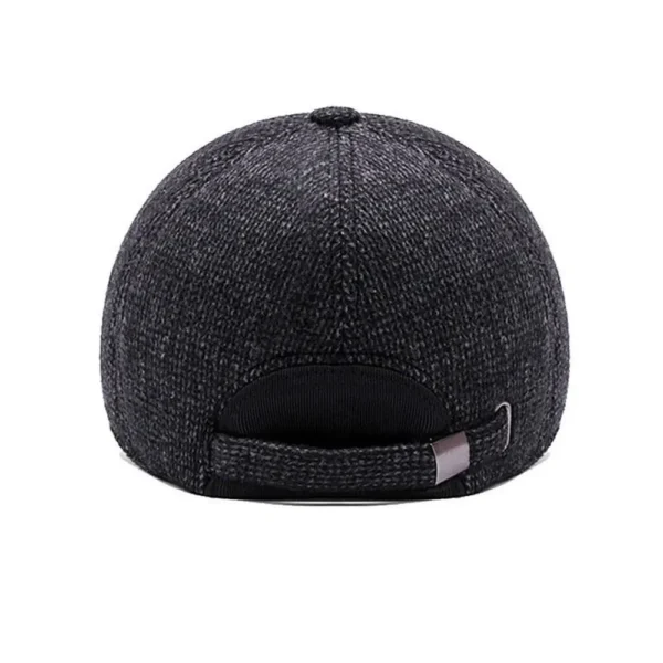 Men Autumn Winter Hat Outdoor Thick Warm Adjustable Earmuffs Baseball Cap Bomber Thick Hats - Image 4