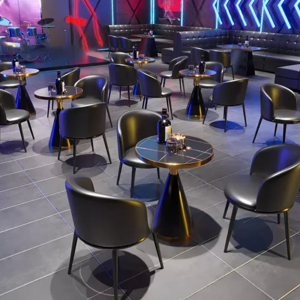 Commercial furniture industry Modern style bar clear bar scattered tables and chairs combination tavern music restaurant bar boo