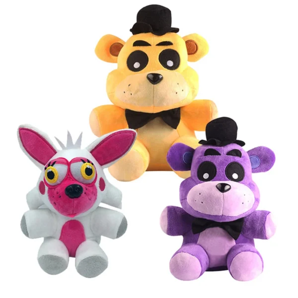 20cm FNAF Plush Toys Kawaii Freddys Animal Foxy Bonnie Bear Ribbit Stuffed Plush Toys In Stock Plush ​Birthday Gift For Kids AAA - Image 2