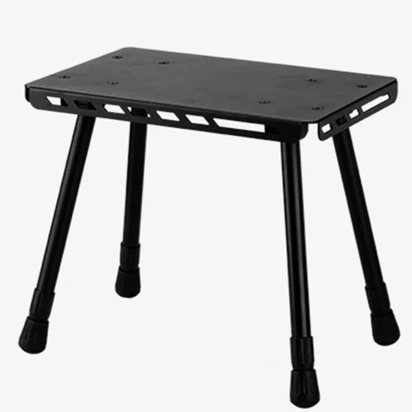 1Pcs Outdoor Mini Folding Table Camping Tea Table Aluminum Alloy Folding Chair Portable Small Stool