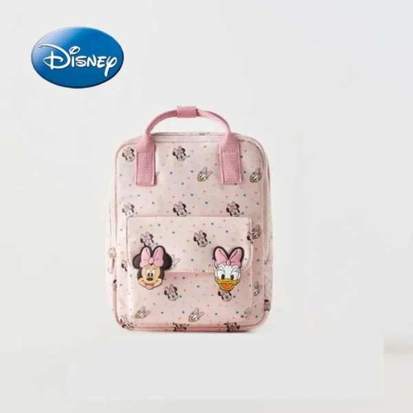 Disney Minnie Mouse Donald Duck Cartoon Printed Multifunctional Children's School Bag Fashion Student Backpack Kindergarten Bags