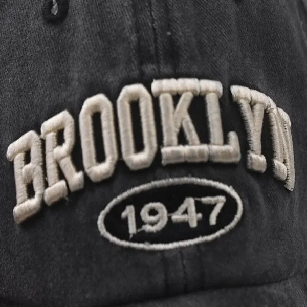 New Brooklyn Cotton Embroidered Baseball Hat Men'S And Women'S Hat Korean Version Hip-Hop Personality Cap - Image 5