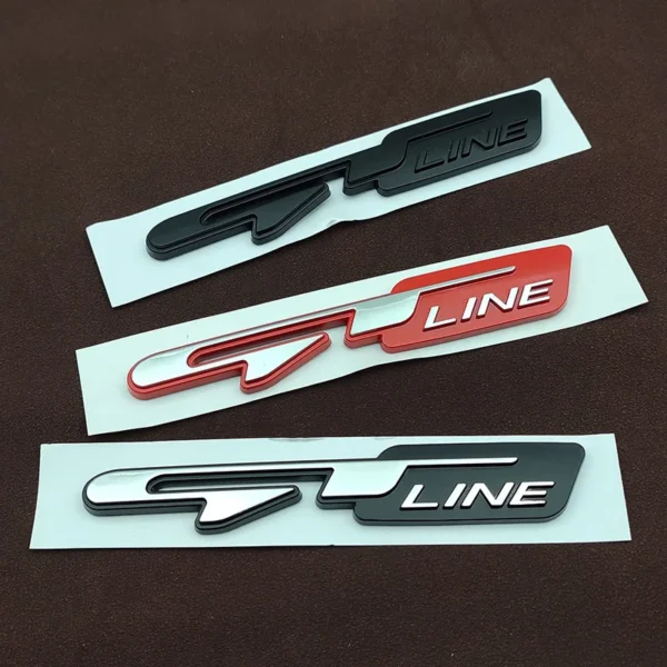 3D ABS Logo GT Line Emblem Car Fender Badge Decals For Forte Ceed Cerato K3 K5 Proceed Sportage GT Line Sticker Accessories - Image 2