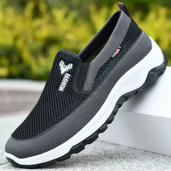 Fashion Summer Shoes Men Casual Shoes Mesh outdoor Breathable Slip-on Flats Men Sneakers Comfortable Water Loafers Zapatillas - Image 2