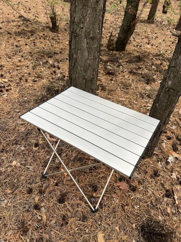 On Sale Aluminum Alloy Portable Table Outdoor Furniture Foldable Folding Camping Hiking Desk Traveling Outdoor Furniture Table