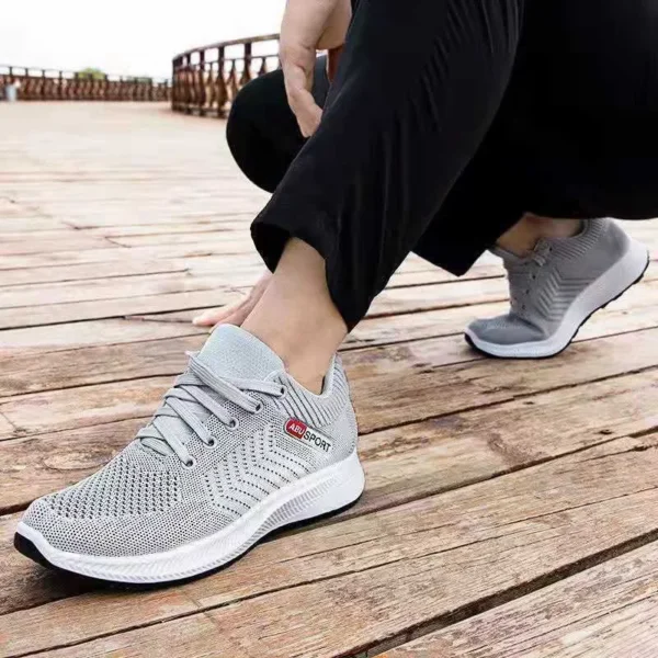 2025 men's casual sports shoes, fashionable and breathable outdoor running sports shoes, comfortable summer walking shoes, men's - Image 3