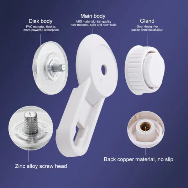 Suction Cup Toilet Paper Holder Wall Mount No Punching High Quality ABS Tissue Towel Roll Dispenser Bathroom Kitchen Accessories - Image 3