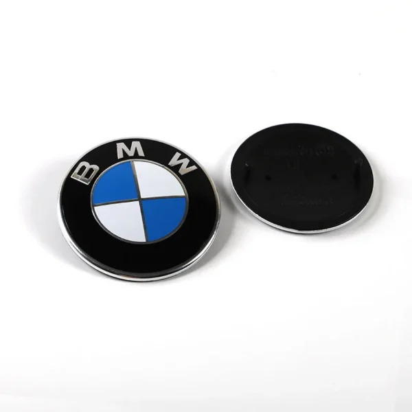 3d ABS 74mm 82mm BMW Hood Emblem Car Front Bonnet Logo Rear Trunk Badge Cover For BMW E39 E46 E30 E36 E87 E60 E90 Accessories - Image 3