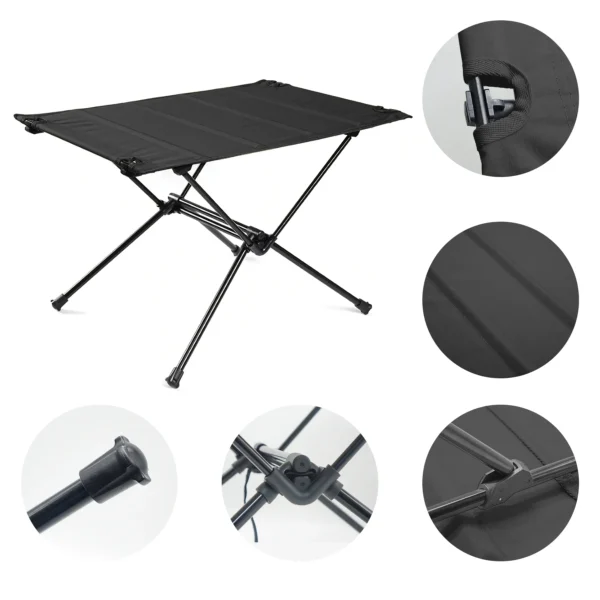 WESTTUNE Camping Folding Table Lightweight 1680D Oxford Roll-Up Table Portable Aluminum Alloy Tourist Tables for Outdoor Picnic - Image 3