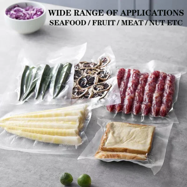 1 Rolls Vacuum Bags For Food, 500cm Per Roll,Reusable, BPA-free,Food Vacuum Sealer Bags For Vac Storage Meal Prep Sous Vide - Image 4