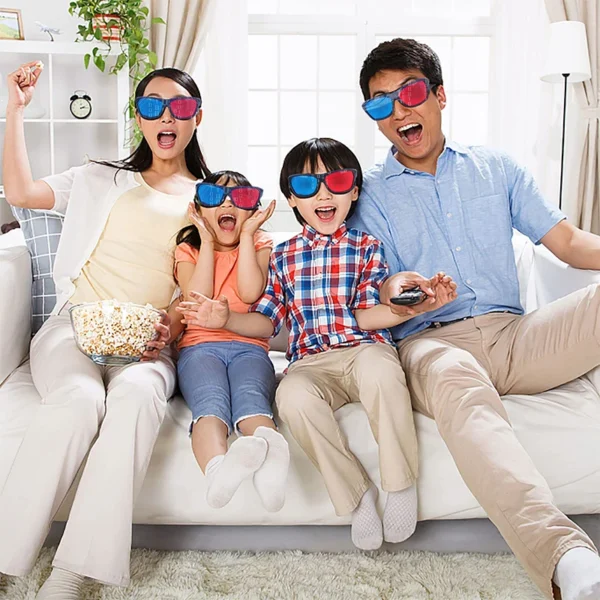 4Pcs 3D Virtual Reality Glasses Child and Adults Universal Theater - Image 5