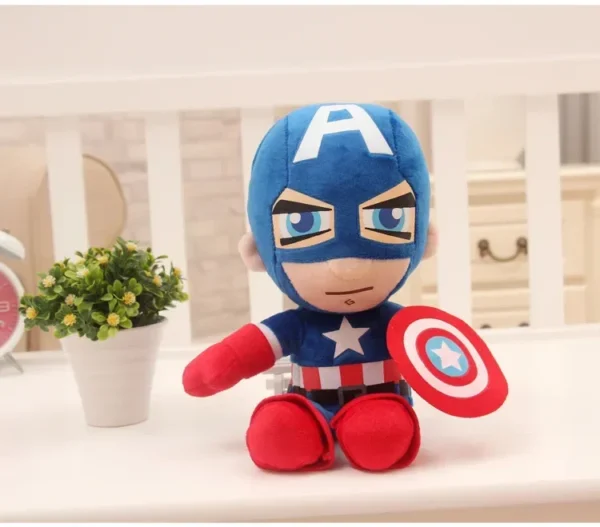 NEW 27cm Man Spidermaned Plush Toys Movie Dolls Marvel Avengers Soft Stuffed Hero Captain America Iron Christmas Gifts for Kids - Image 6