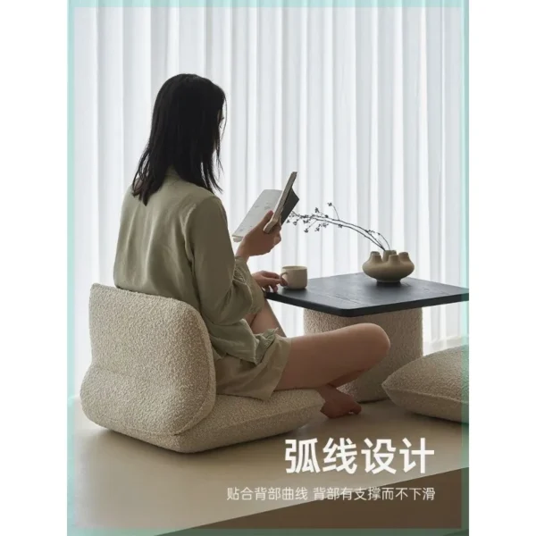 Lazy Sofa Tatami Single Single Simple Japanese Bay Window, Legless Dormitory Small Chair Furniture - Image 3