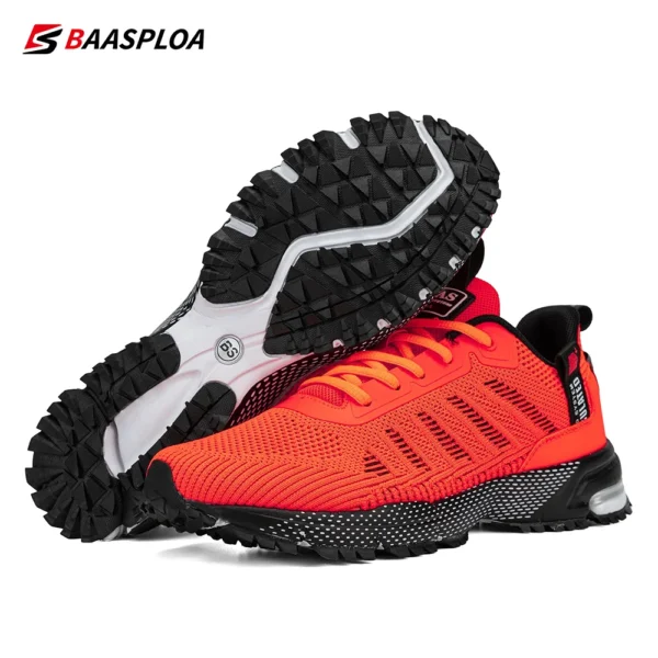 Baasploa Professional Running Shoes For Men Lightweight Men's Designer Mesh Sneakers Lace-Up Male Outdoor Sports Tennis Shoe - Image 5