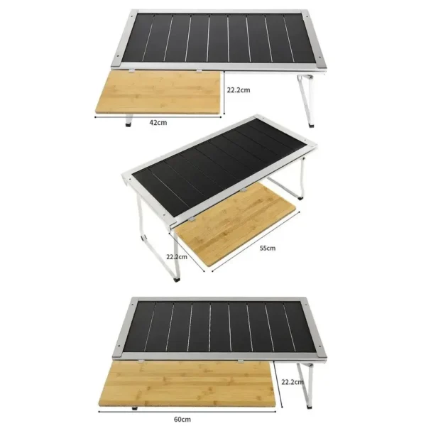 Smilodon-Camping IGT Folding Portable Table Picnic IGT Unit  Brazier Table for Burner Outdoor Kitchen System Accessories - Image 3