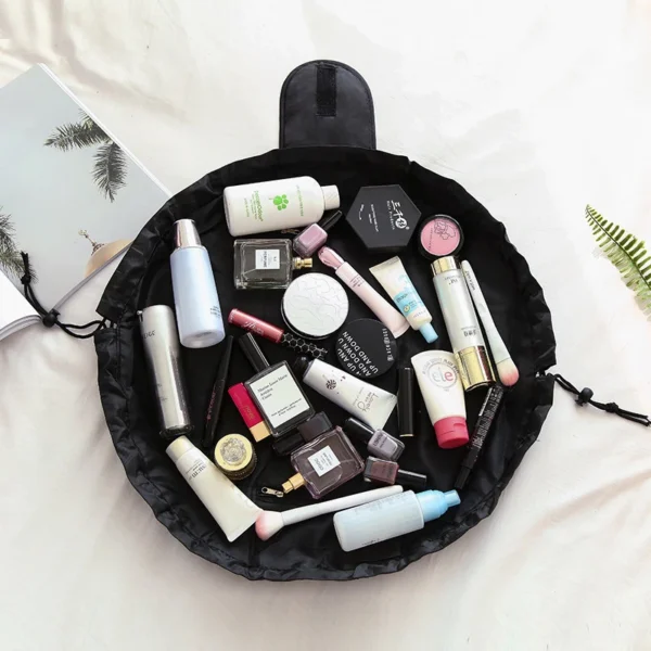 Women Drawstring Cosmetic Bag Travel Storage Makeup Bag Organizer Female Make Up Pouch Portable Waterproof Toiletry Beauty Case - Image 4