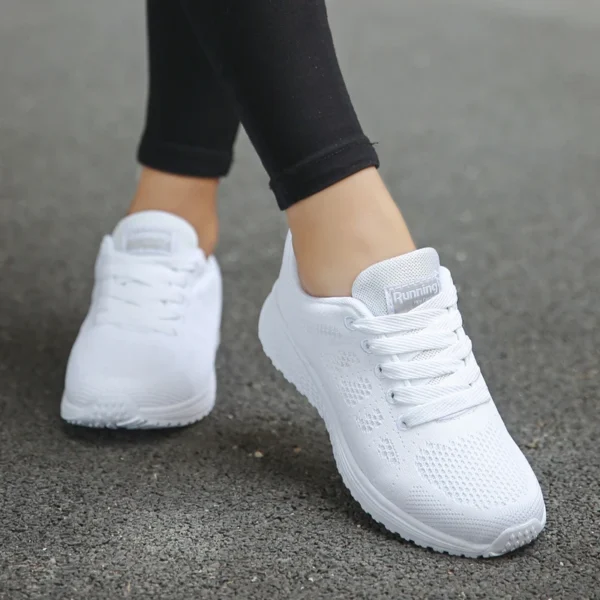 2023 Outdoor Summer Sneakers Female Walking Jogging Trainers Black Sport Shoes Woman Air Cushion Running Shoes For Women - Image 2