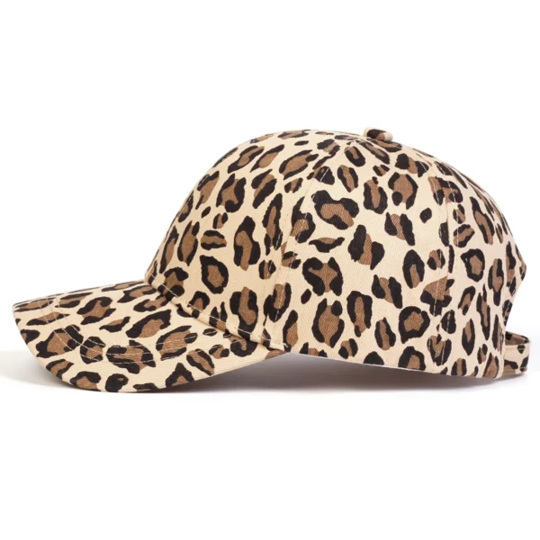 Unisex Leopard Print Baseball Caps Spring Autumn Outdoor Adjustable Casual Hats Sunscreen Hat - Image 5