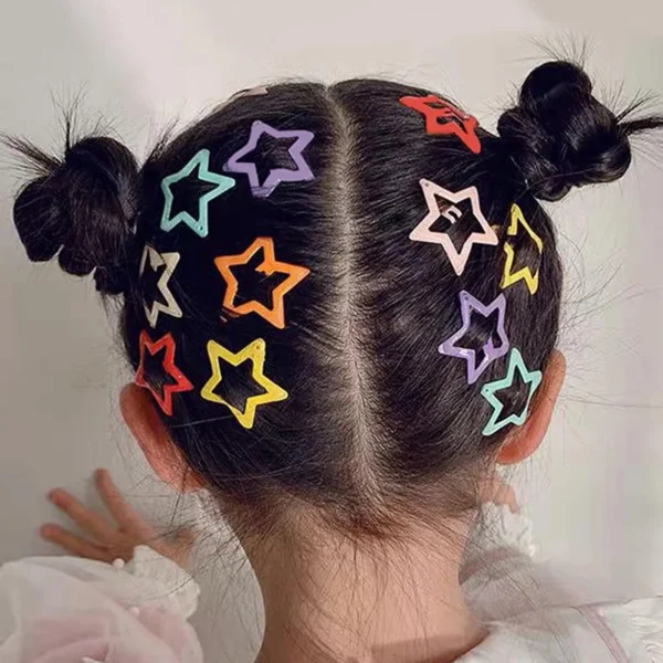 20/40Pcs Colorful Star BB Hair Clips For Girls Children Lovely Hair Decorate Hairpins Barrettes Headwear Kids Hair Accessories - Image 2