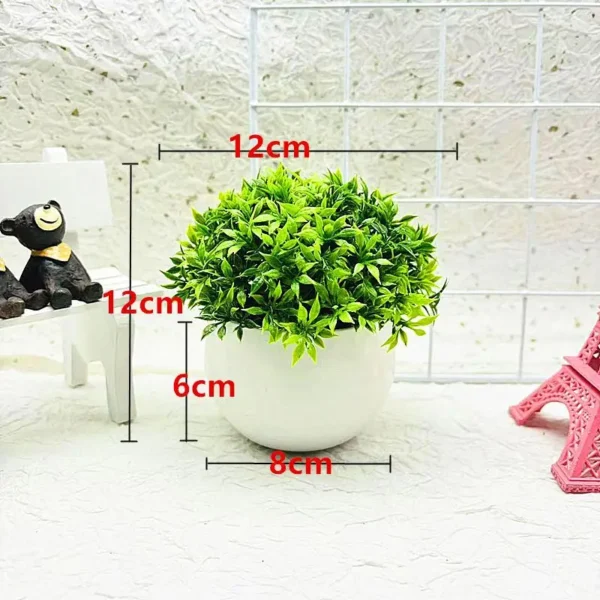 Beautiful Energetic Artificial Bonsai Vivid Decorative Non-fading Greening Table Centerpieces Imitations Plants Office Decor - Image 3