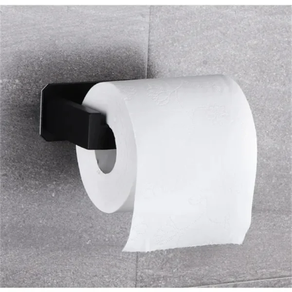 High Quality 304 Stainless Steel Roll Paper Holder Nail-free Toilet Tissue Kitchen Towel Roll Dispenser Bathroom Accessories - Image 5