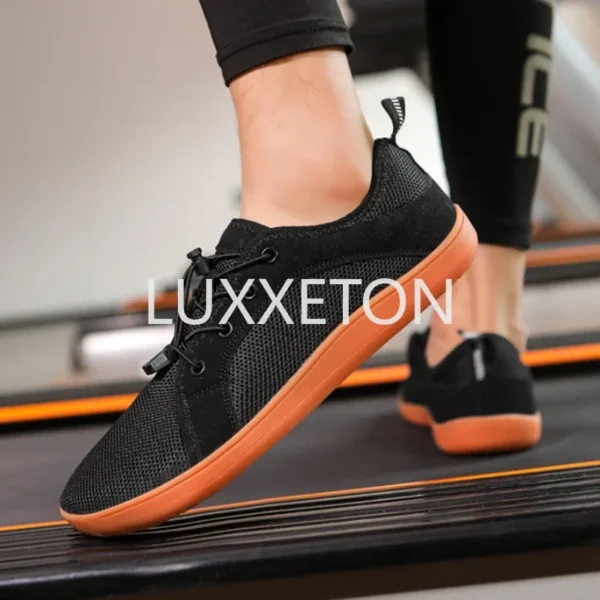 2024 Spring/Summer New Women Flat Shoes Breathable Mesh Soft Sole Wide Toe Anti slip and Wear resistant Sports and Fitness Shoes - Image 4