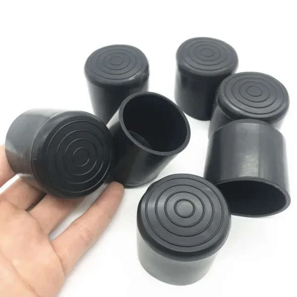 Rubber Chair Leg Tips Caps Non-Slip Round Furniture Feet Pads Protective Covers Sofa Chair Table Floor Protectors Home Office - Image 2